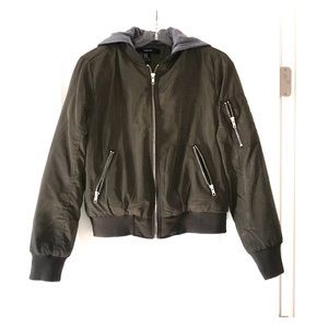 Olive Green Bomber Jacket
